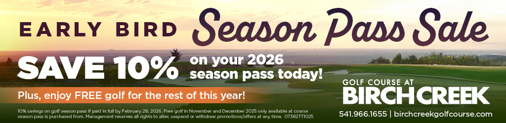 2025 Golf Season Pass Sale Digitals 07382TT1025 - Web Banner BC Birch Creek Golf Season Pass Banner