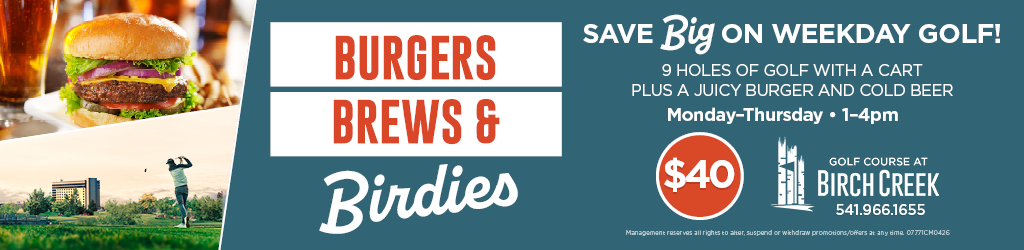 Burgers Brews and birdies Web banner