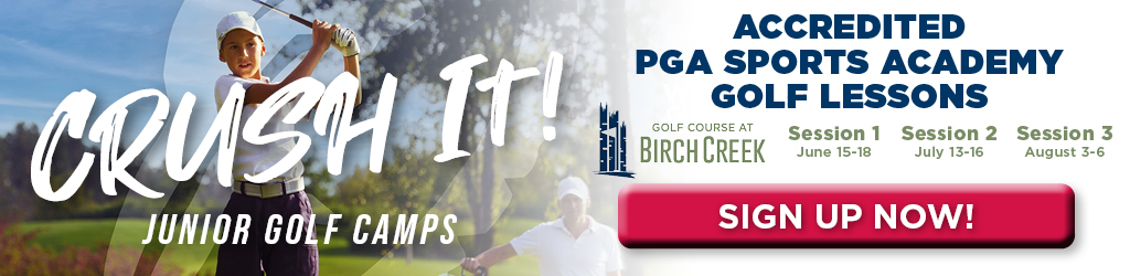 BIRCH CREEK JUNIOR GOLF CAMP BANNER